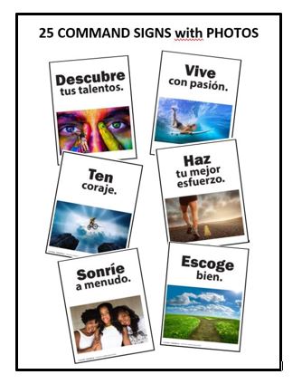 THOUGHTFUL COMMANDS in SPANISH
