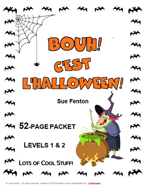 BOUH! C'est l'Halloween! French Activity Packet