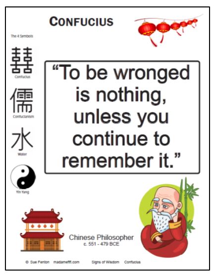 Signs of Wisdom: People - Confucius