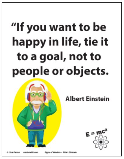 Signs of Wisdom: People - Albert Einstein