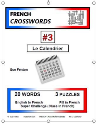CROSSWORDS, #3 - Le Calendrier