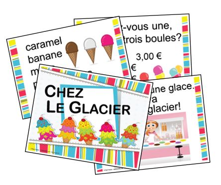 CHEZ LE GLACIER - Set of 10 Signs